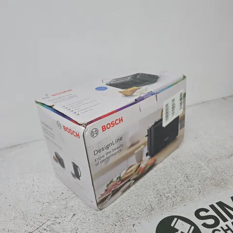 BOXED BOSCH DESIGN LINE TOASTER STAINLESS
