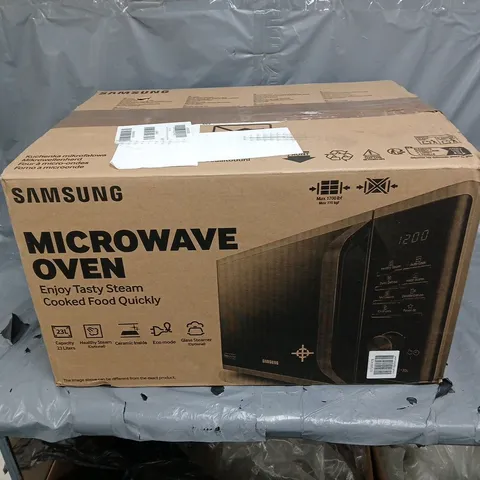 BOXED SAMSUNG MS23K3513AK/EU SOLO 23L MICRCOWAVE OVEN - COLLECTION ONLY