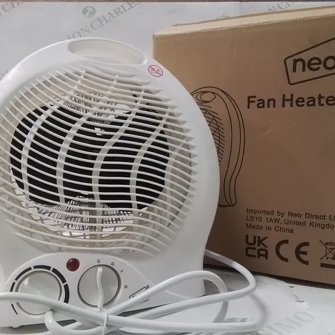 BOXED NEO FAN HEATER IN WHITE