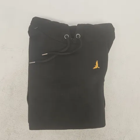 BRAVE SOUL LONG SLEEVE PULL-OVER HOODIE IN BLACK SIZE MEDIUM