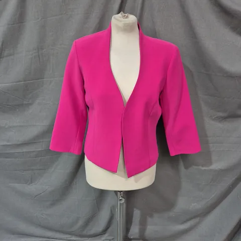LIBRA WOMEN'S BLAZER – MAGENTA PINK, SIZE 10