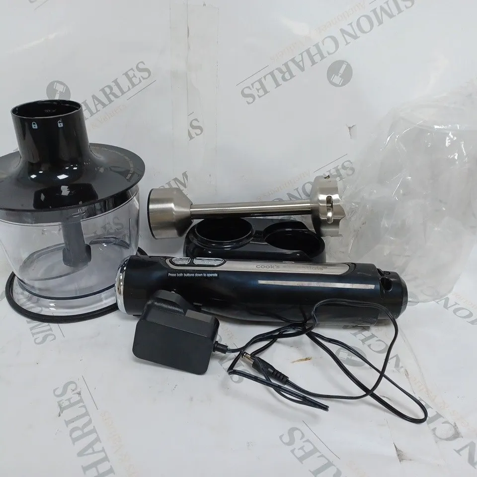 COOK'S ESSENTIALS CORDLESS STICK BLENDER 