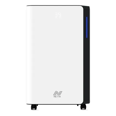 BOXED NETTA 20L LOW ENERGY DEHUMIDIFIER - DIGITAL CONTROL PANEL, AIR FILTER, AUTO RESTART 345W