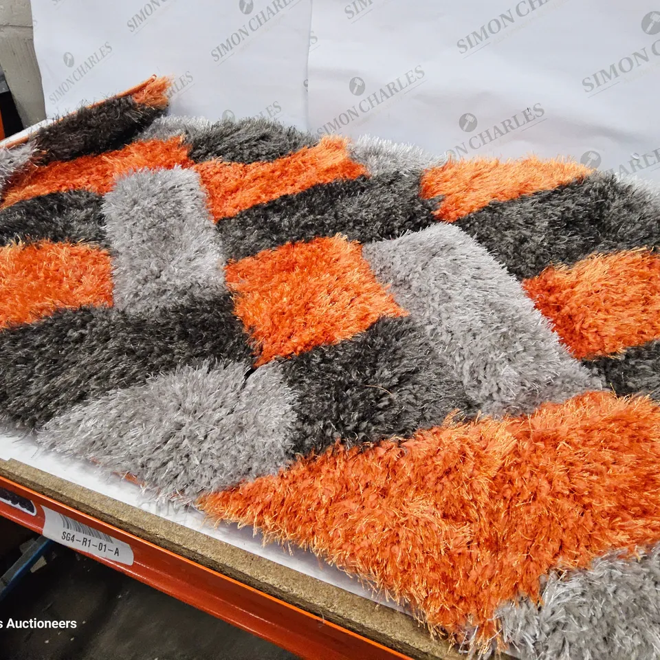 ORION SOFT ORANGE RUG 60 × 110