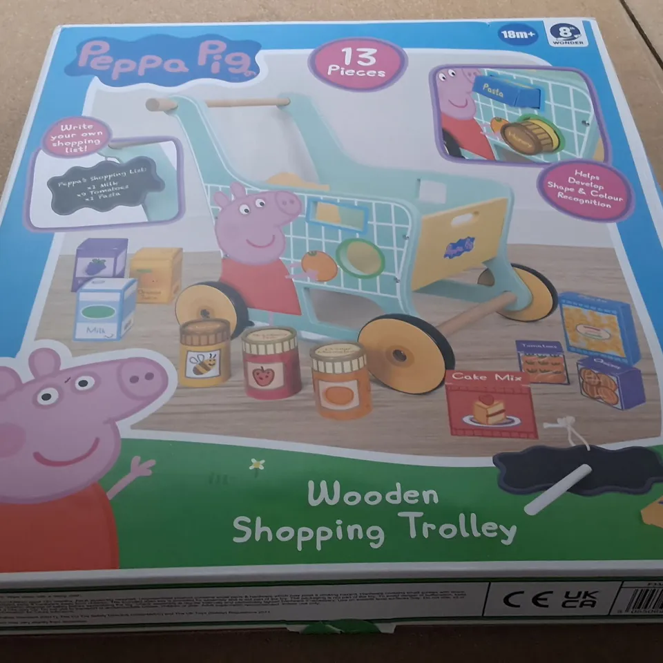 PEPPA PIG SHAPE SORTING SUPER MARKET TROLLEY