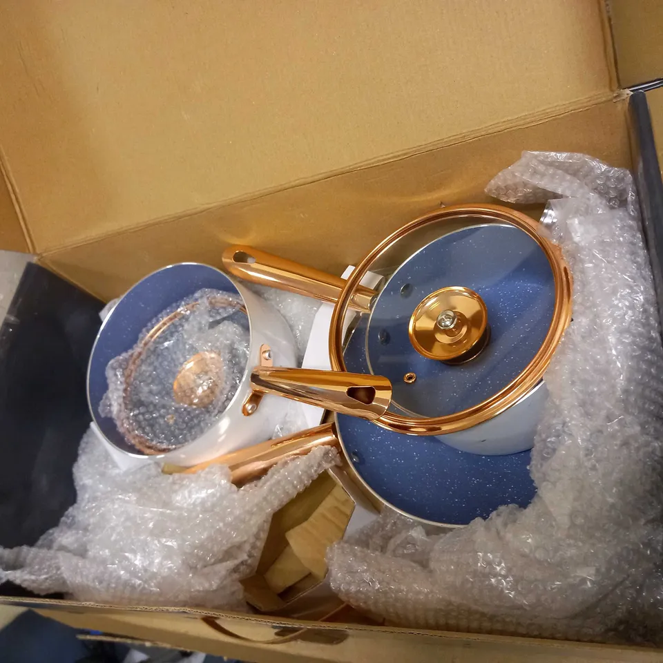 TOWER LINEAR INDUCTION FRYING PAN AND SAUCEPAN SET