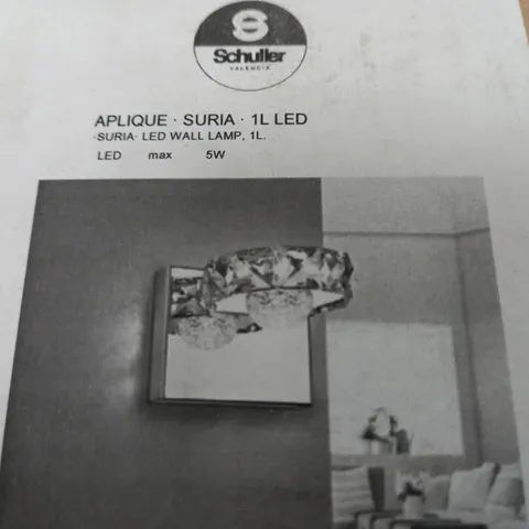 SCHULLER SURIA 1-LIGHT LED WALL LIGHT