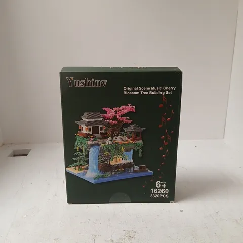 YUSHINV ORIGINAL SCENE MUSIC CHERRY BLOSSOM TREE BUILDING SET 16260 – 3320 PIECES
