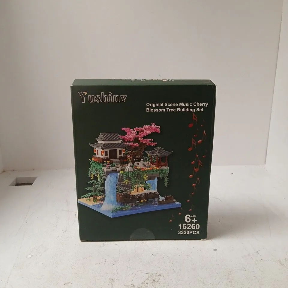 YUSHINV ORIGINAL SCENE MUSIC CHERRY BLOSSOM TREE BUILDING SET 16260 – 3320 PIECES