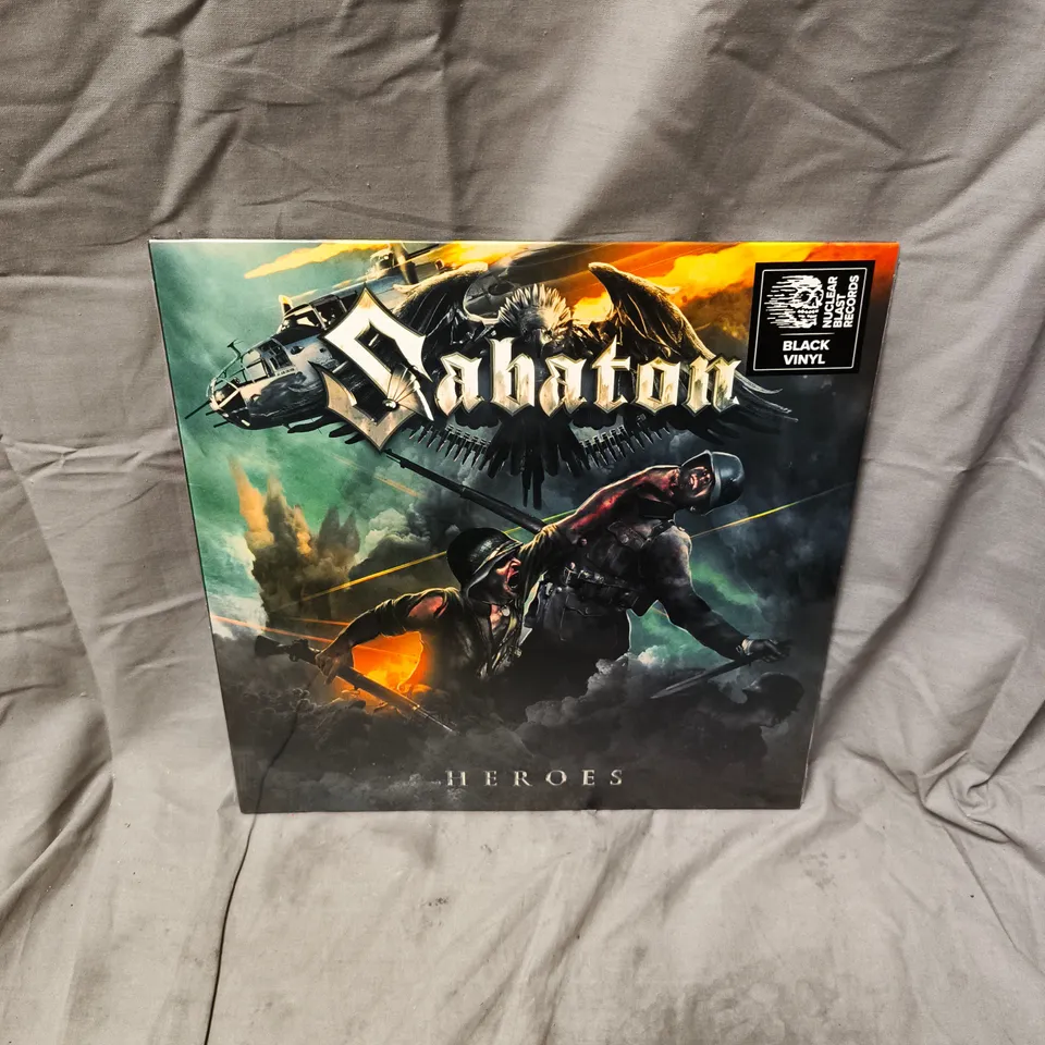 SEALED SABATON - HEROES VINYL LP (BLACK VINYL)