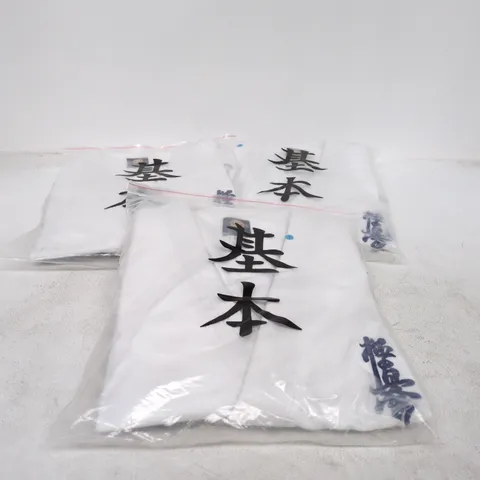 SET OF 3 KIHON SUPPLIES MARIAL ARTS GI SIZE 6/190