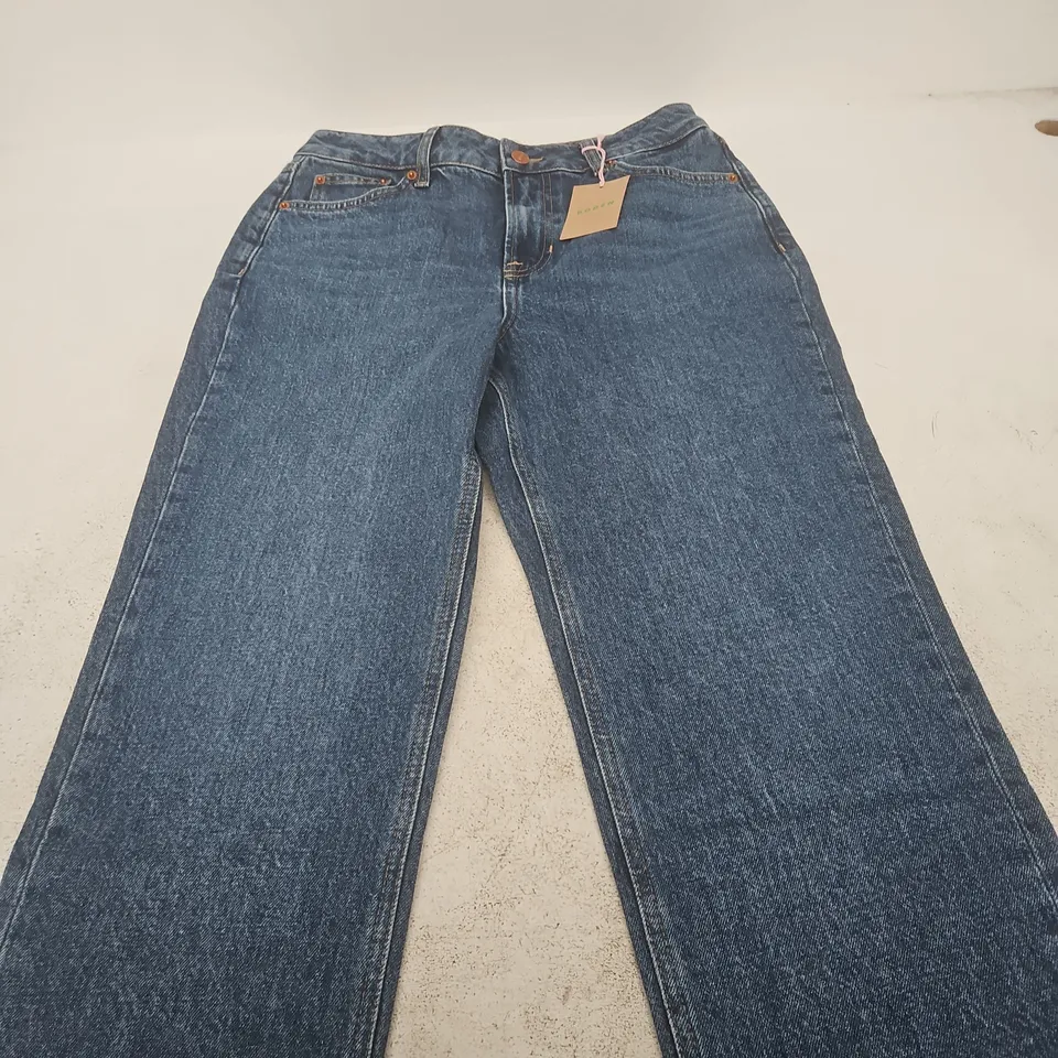 BODEN WOMEN'S STRAIGHT LEG JEANS – HIGH RISE, W28 P PETITE, MADE IN TÜRKIYE