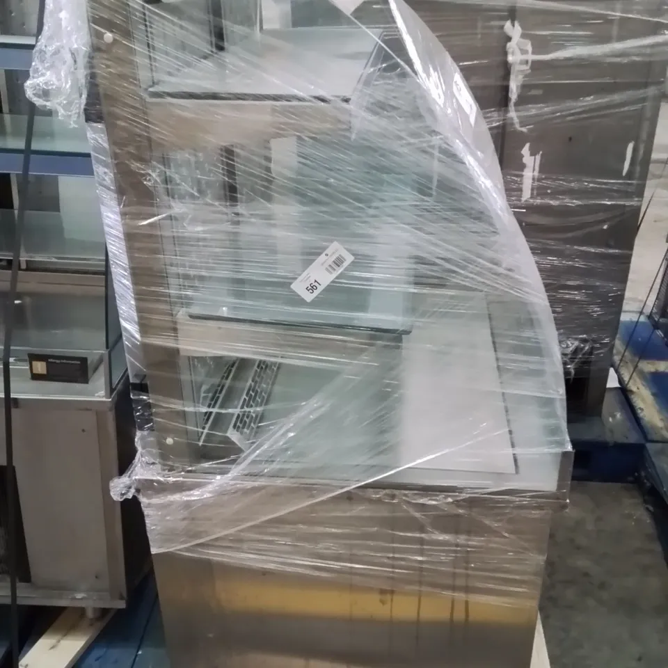 STAINLESS STEEL COMMERCIAL COLD DISPLAY FRIDGE/COUNTER