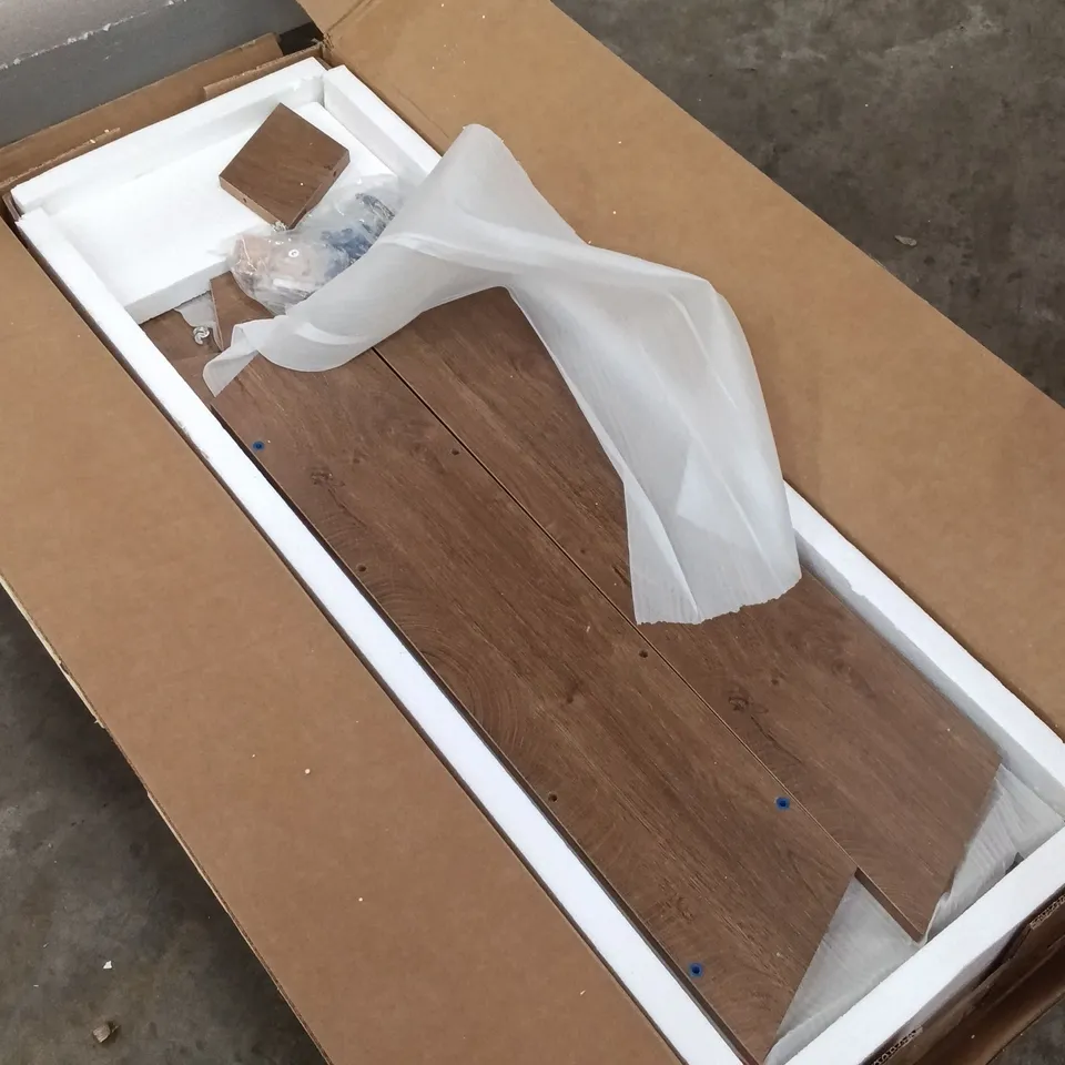 BOXED CONSOLE TABLE - BROWN (1 BOX)