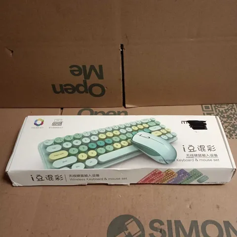 MOFI WIRELESS KEYBOARD & MOUSE SET – PASTEL ROUND-KEY DESIGN