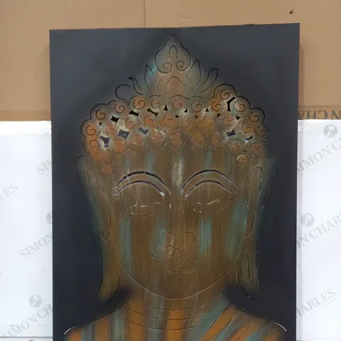INNOVATORS SOLAR LED PEACEFUL BUDDHA WALL DECOR