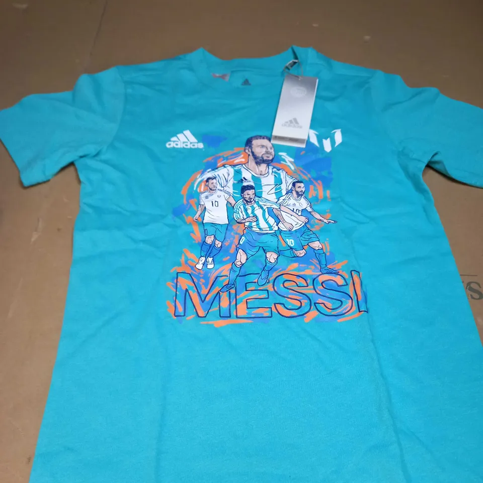 LIONEL MESSI ADIDAS T-SHIRT SIZE 9-10 YEARS