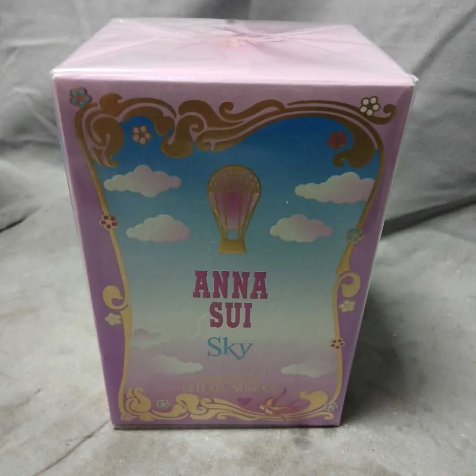 BOXED AND SEALED ANNA SUI SKY EAU DE TOILETTE 50ML