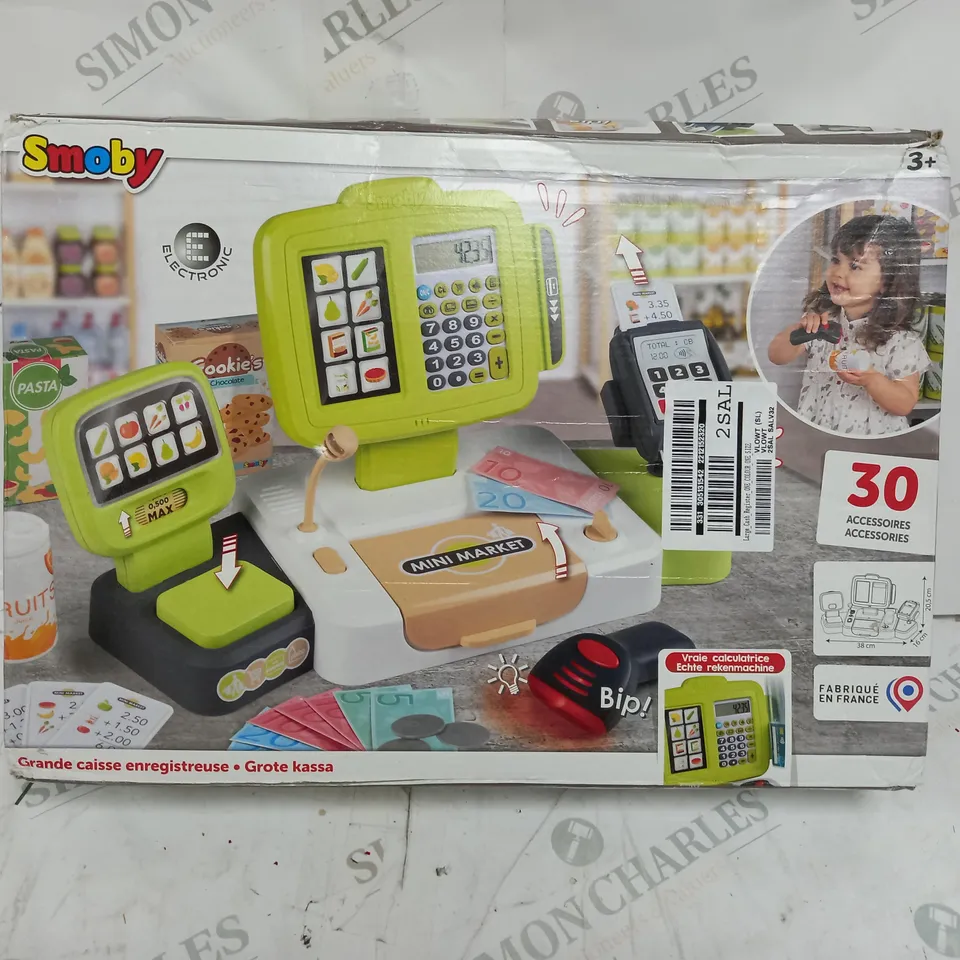 SMOBY LARGE CASH REGISTER 