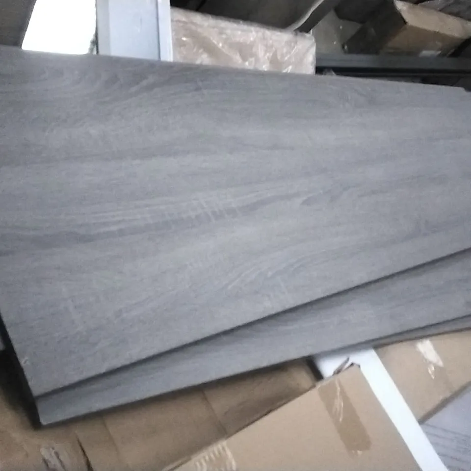 SET OF 4 DARK GREY WOODEN PANELS 