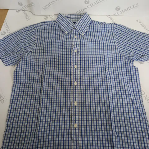 BEN SHERMAN CHEQUERED SHIRT SIZE 2