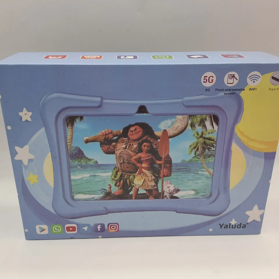 BOXED YALUDA 7" KIDS TABLET WITH PROTECTIVE PINK CASE