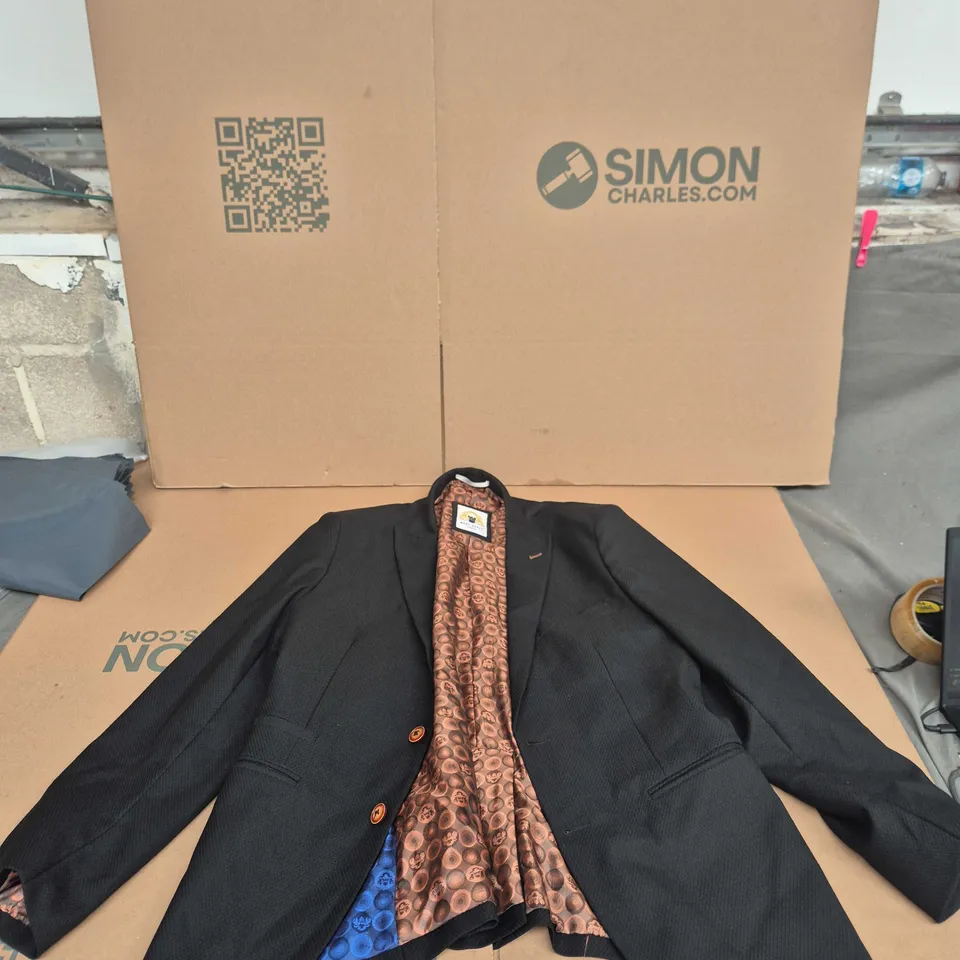 MARC DARCY LONDON BLACK BLAZER – MEN'S SUIT JACKET SIZE UNSPECIFIED
