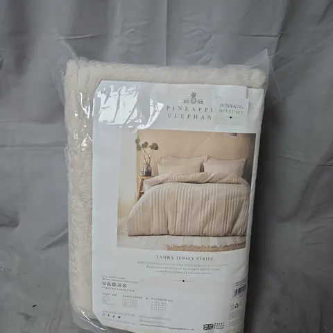 PINEAPPLE ELEPHANT TAMBA JERSEY QUILT - SUPER KING