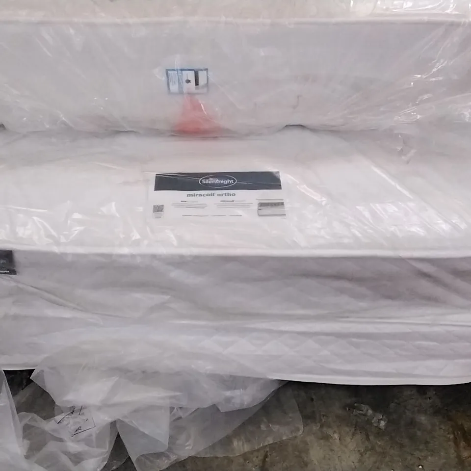 QUALITY BAGGED SILENTNIGHT MIRACOIL ORTHO 4'6" MATTRESS