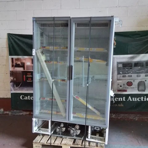 EPTA LARGE DOUBLE DOOR COMMERCIAL DISPLAY FREEZER