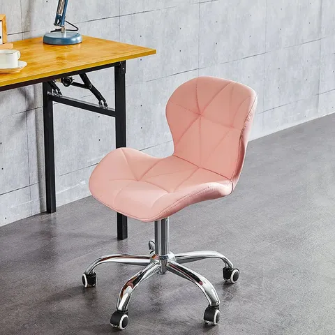 BOXED LUELLA PINK OFFICE SWIVEL CHAIR (1 BOX)