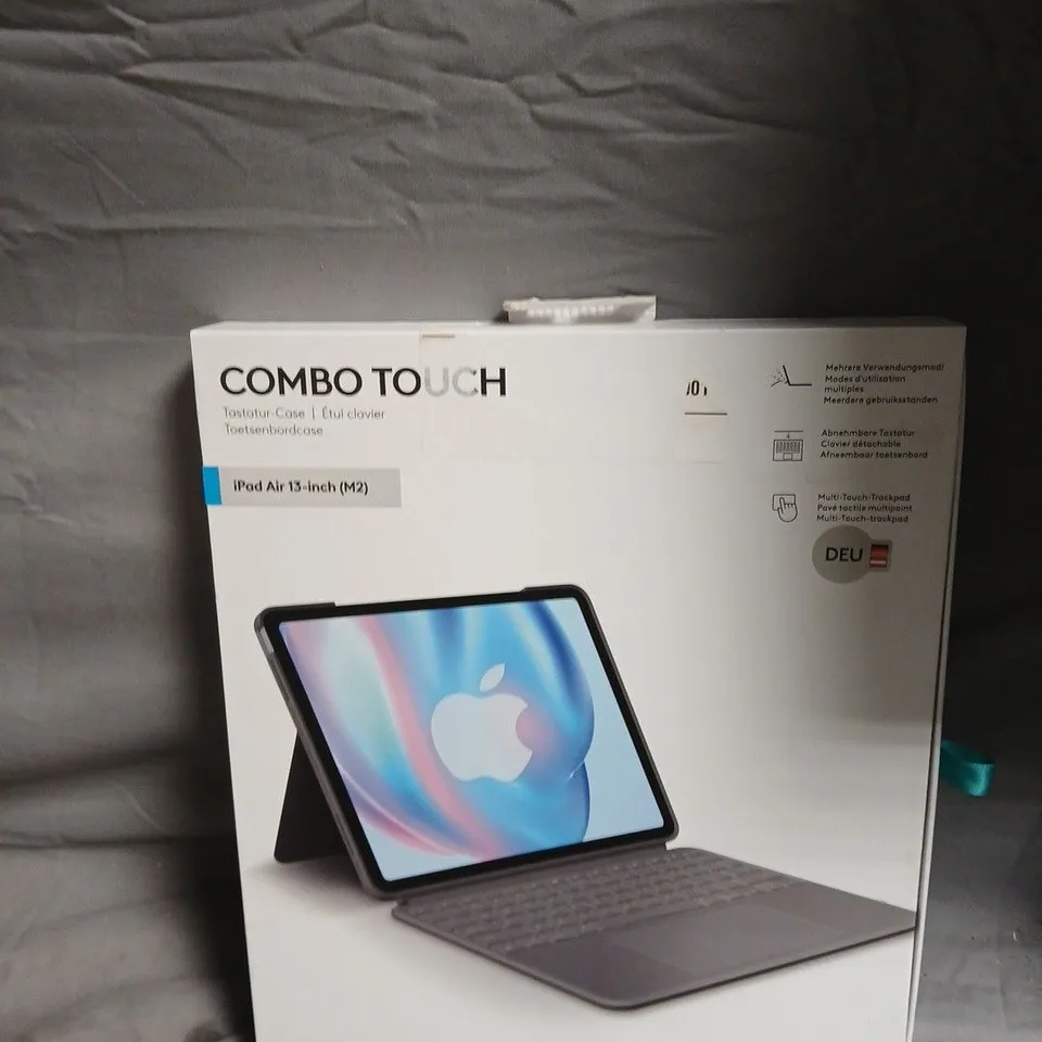 LOGITECH COMBO TOUCH KEYBOARD CASE FOR IPAD AIR 13" (M2) – BOXED