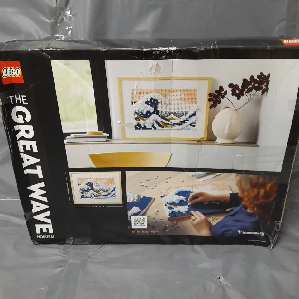 BOXED LEGO ART HOKUSAI - THE GREAT WAVE  RRP £89.99