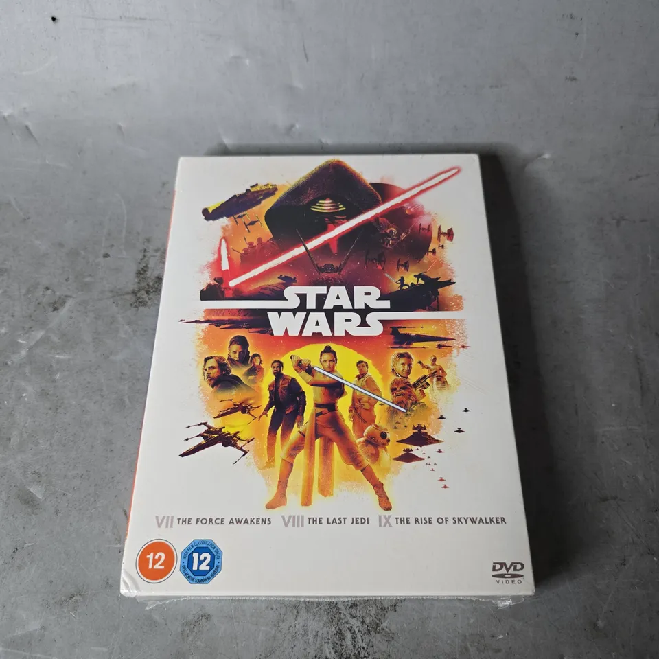 SEALED STAR WARS VII THE FORCE AWAKENS VIII THE LAST JEDI IX THE RISE OF SKYWALKER 