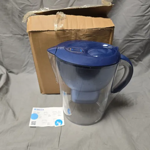 BRITA WATER FILTER PITCHER WITH BLUE LID