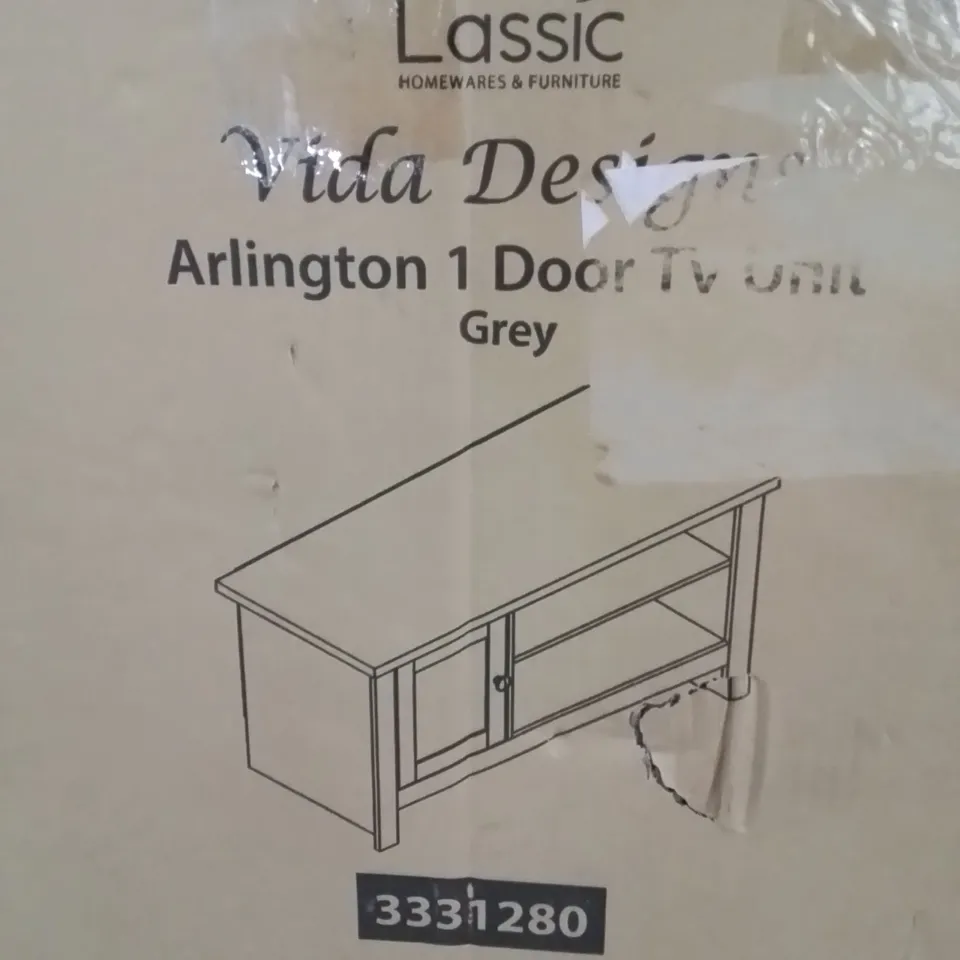 BOXED ELISE TV STAND FOR TV'S UP TO 50"