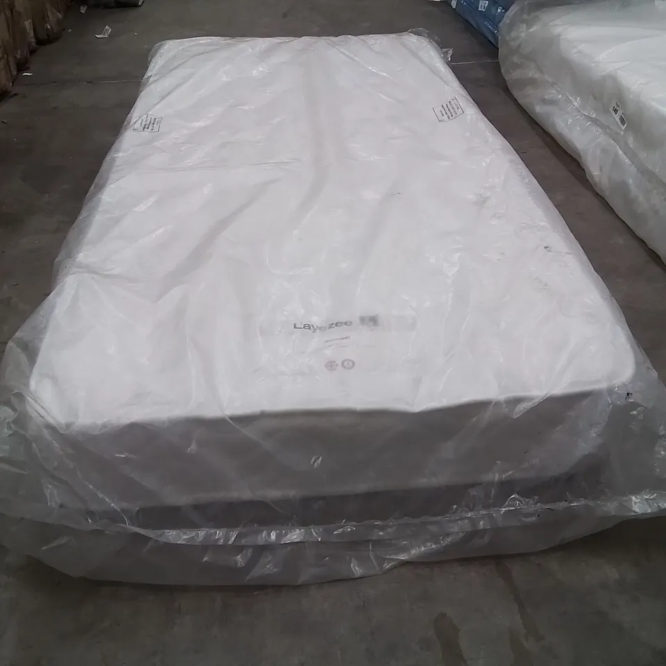 QUALITY BAGGED LAYEZEE MICROQUILT TRADITIONAL OPEN COIL SPRING 3' SINGLE MATTRESS 