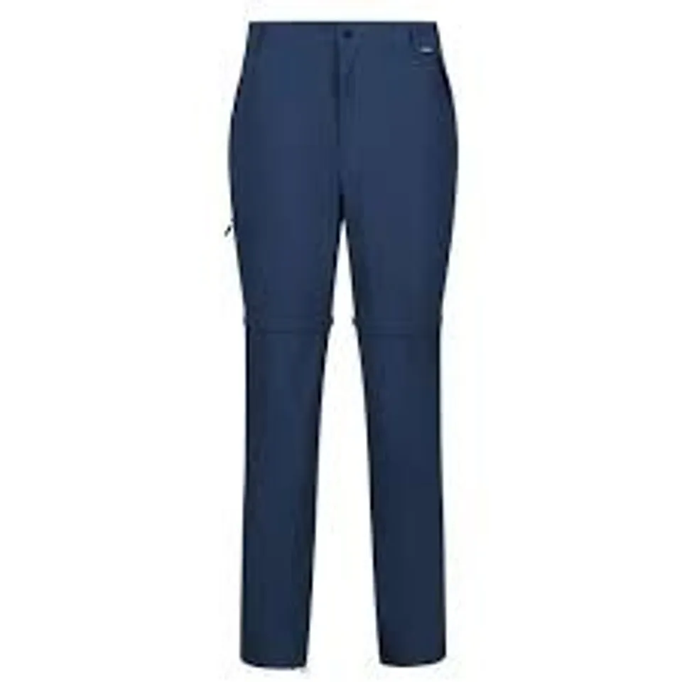 BRAND NEW REGATTA TRAVEL LIGHT ZIP OFF TROUSERS IN MOONLIT DENIM - UK 33"