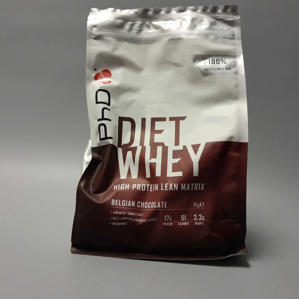 PhD DIET WHEY HIGH PROTEIN LEAN MATRIX BELGIAN CHOCOLATE (1kg)