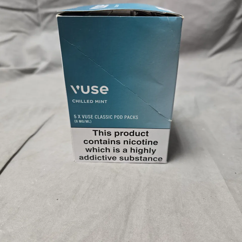 VUSE CLASSIC POD PACKS – CHILLED MINT, 6 MG/ML (5 X POD PACKS)