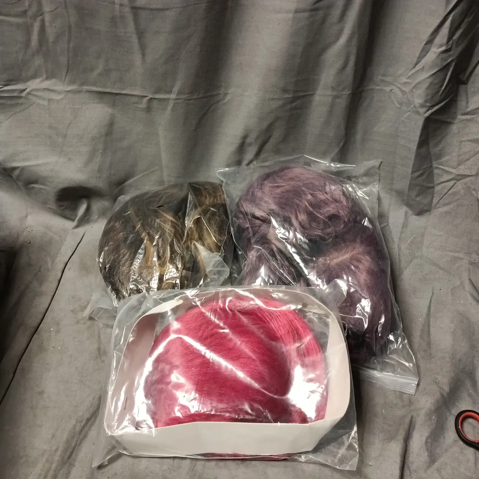APPROXIMATELY 12 ASSORTED HEALTH AND BEAUTY PRODUCTS INCLUDING WIGS, EXTENSIONS AND BRAIDS