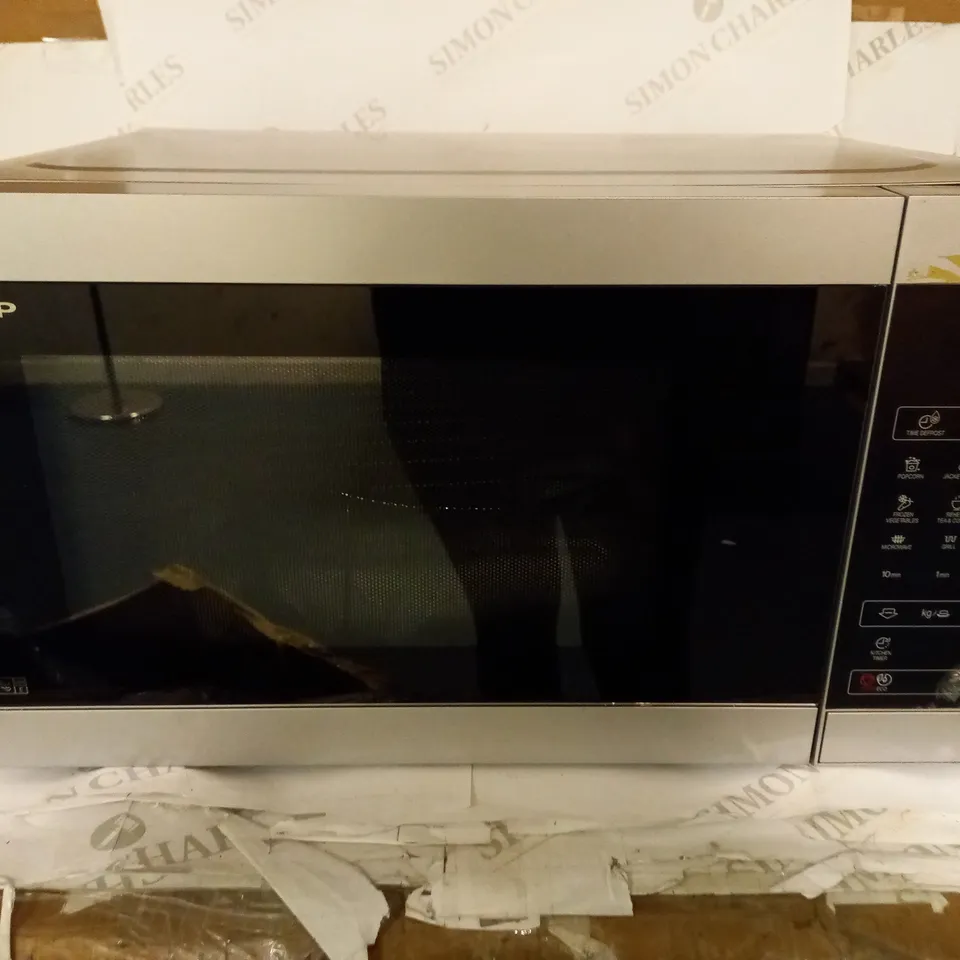 SHARP SILVER YC-MG81U-S MICROWAVE