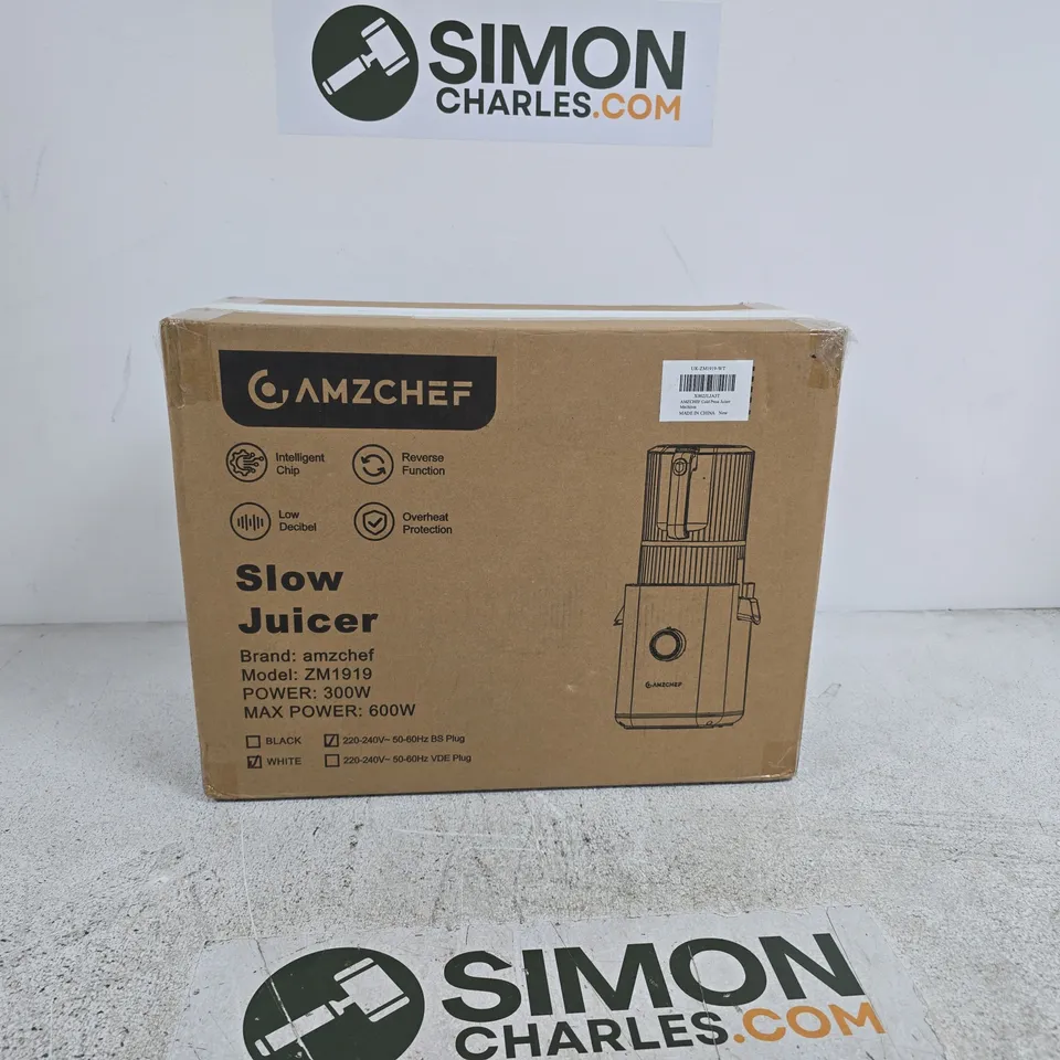AMZCHEF SLOW JUICER ZM1919 300W BOXED