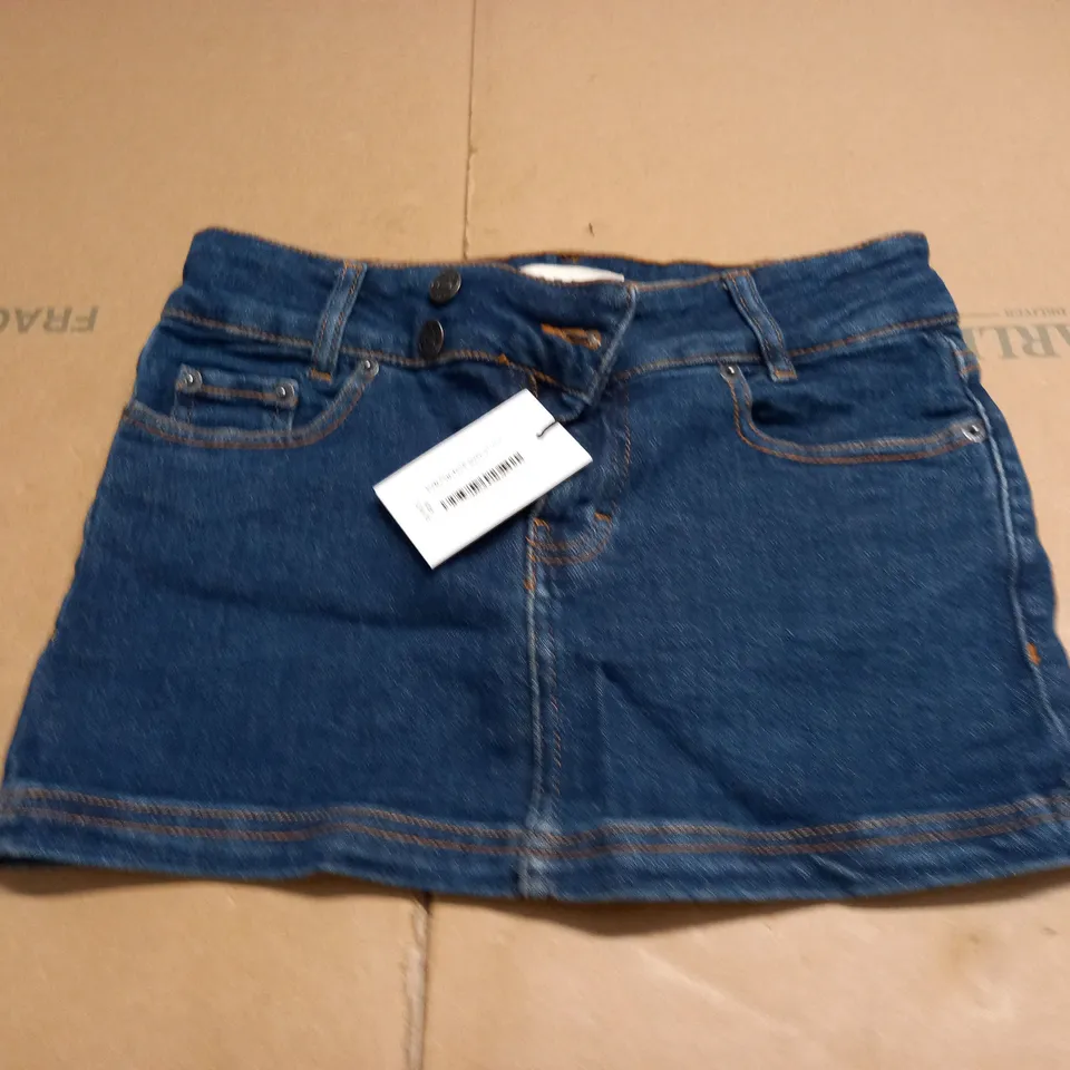 MOTEL DENIM MINI DENIM SKIRT - S