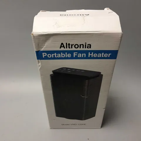 BOXED ALTRONIA PORTABLE FAN HEATER