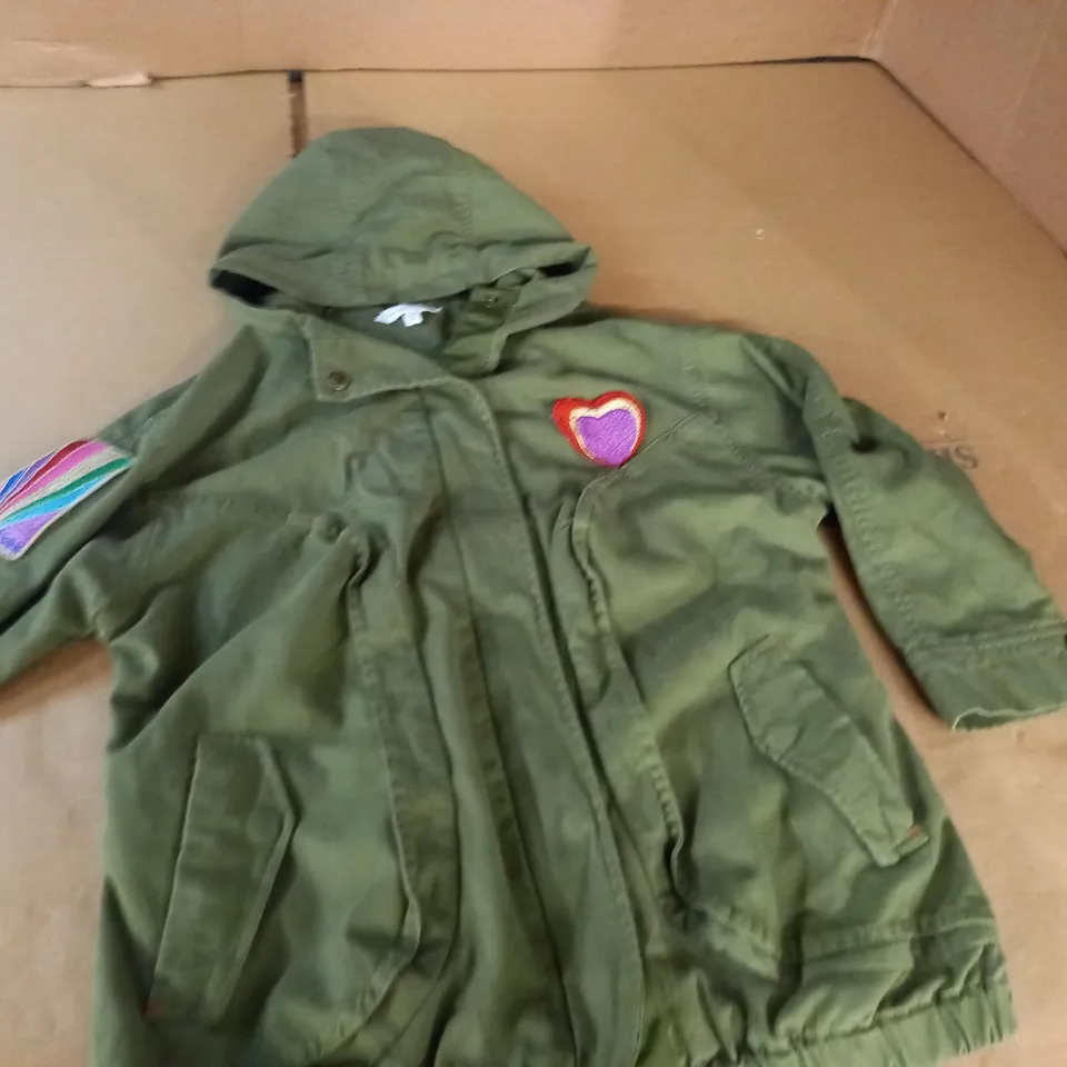 LITTLE MARC JACOBS GREEN COAT - 8/126