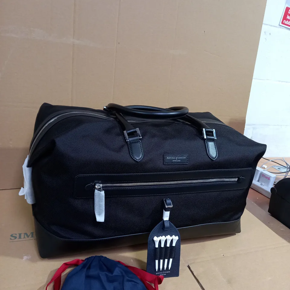 ASPINAL OF LONDON TRAVEL DUFFEL BAG 
