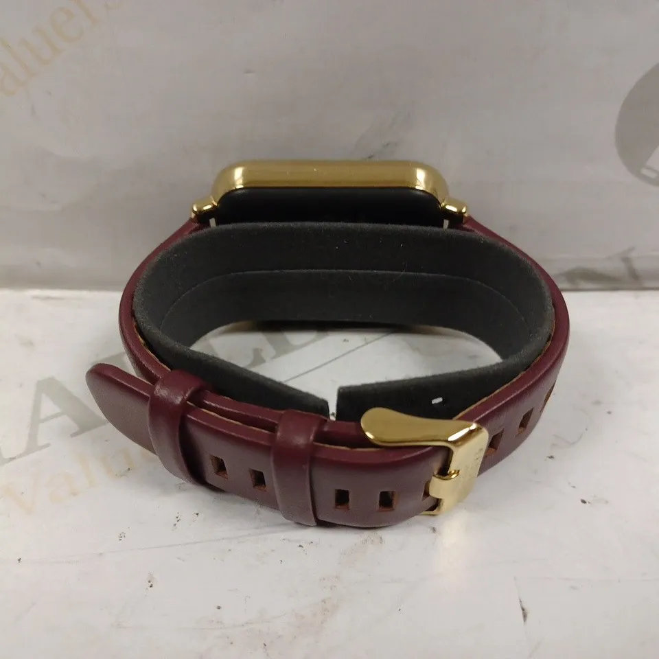 RADLEY LONDON SMART WATCH SERIES 6 CRYSTAL & LEATHER STRAP WATCH