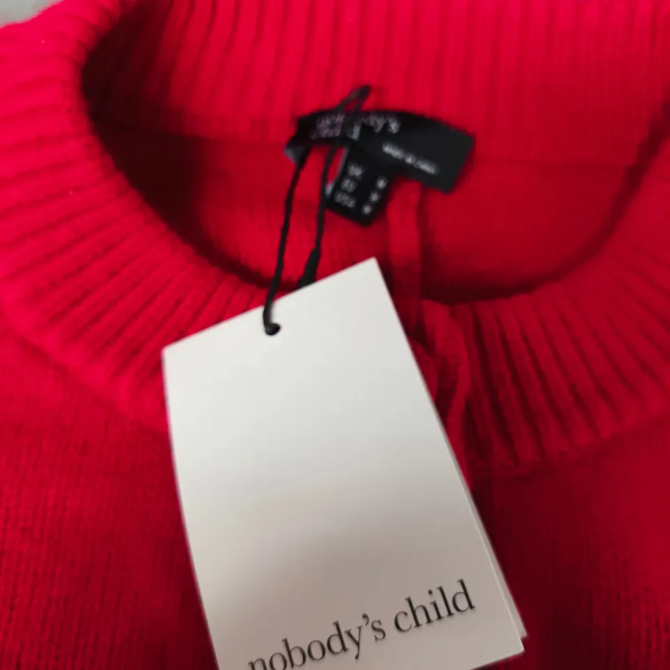 NOBODY'S CHILD RED CARDIGAN – WOMEN'S UK M (EU M, US M)