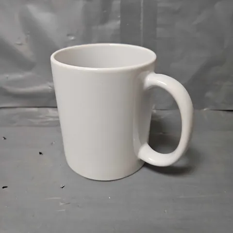 BOX OF APPROXIMATELY 10 MUGS IN WHITE